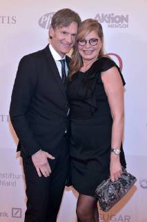 Maren Gilzer mit Freund Harry Kuhlmann beim 16. Deutschen Hoerfilmpreis im Kino International in Berlin am 20.03.2018