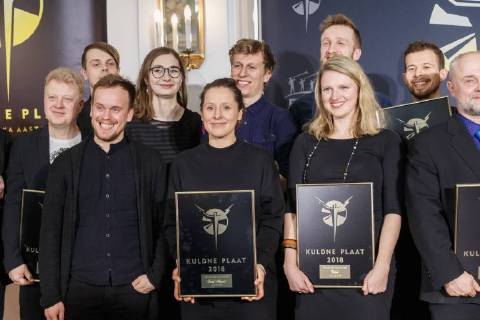20.03.2018, Tallinn Kadrioru lossis toimus auhinnatseremoonia Kuldne Plaat 2018, kus tunnustati Eesti edukamaid muusikailma tegijaid. The Estonian Music Awards are the annual Estonian pop music awards. The awards began in 1998, when the Estonian Association of the Phonogram Producers first awarded the Golden Record (Estonian: Kuldne Plaat) to the most successful artists. Foto: Konstantin Sednev Eesti Meedia Tallinn Harjumaa Estonia  Copyright: xKonstantinxSednevx