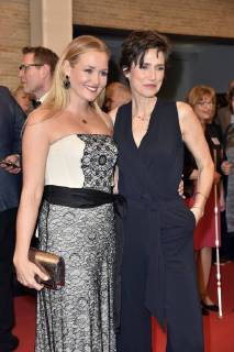 Judith Hoersch und Julia Bremermann bei der Verleihung des 16. Deutschen Hörfilmpreises 2018 im Kino International. Berlin, 20.03.2018