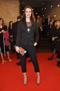 Katrin Wrobel bei der Verleihung des 16. Deutschen Hörfilmpreises 2018 im Kino International. Berlin, 20.03.2018
