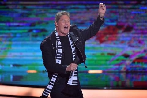 Themen der Woche Bilder des Tages Willkommen bei Carmen Nebel am 24.03.2018 in der Freiheitshalle in Hof David Hasselhoff ( US-amerikanischer Schauspieler und Sänger )
