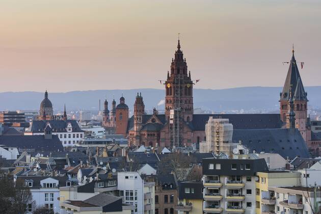 Dom (cathedral) St. Martin Mainz Rheinland-Pfalz, Rhineland-Palat Germany