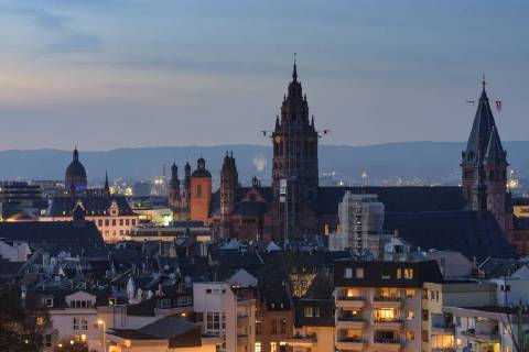 Dom (cathedral) St. Martin Mainz Rheinland-Pfalz, Rhineland-Palat Germany