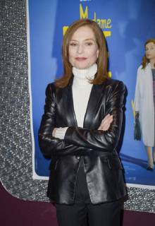 March 27, 2018 - Paris, Ile de France, France - French actress Isabelle Huppert seen at the premiere of Madame Hyde at the Gaumont Capucines cinema in Paris. Paris France - ZUMAs197 20180327_zaa_s197_039 Copyright: xThierryxLexFouillex