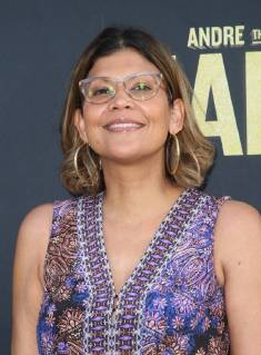 HOLLYWOOD, CA - MARCH 29: Aida Rodriguez, at Los Angeles Premiere of Andre The Giant from HBO Documentaries at Pacific Cinerama Dome in Hollywood, California on March 29, 2018. Copyright: xFayexSadoux