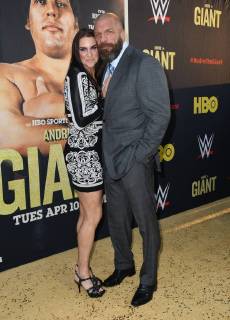 March 29, 2018 - Hollywood, CA, U.S. - 29 March 2018 - Hollywood, California - Stephanie McMahon, Paul Triple H Levesque. Andre the Giant Los Angeles Angeles premiere held at ACinerama Dome. Photo Credit: AdMedia Hollywood U.S. - ZUMAa123 20180329_zaa_a123_011 Copyright: xBirdiexThompsonx