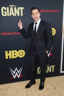 HOLLYWOOD, CA - MARCH 29: Skylar Astin, at Los Angeles Premiere of Andre The Giant from HBO Documentaries at Pacific Cinerama Dome in Hollywood, California on March 29, 2018. Copyright: xFayexSadoux