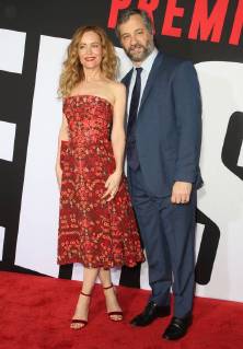 WESTWOOD, CA - APRIL 3: Leslie Mann and Judd Apatow at the Blockers film premiere at the Regency Village Theatre in Westwood, California on April 3, 2018. Copyright: xFayexSadoux
