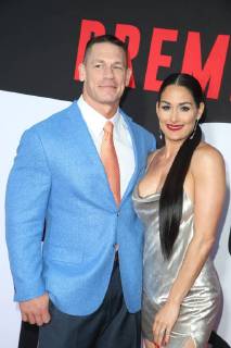 WESTWOOD, CA - APRIL 3: John Cena and Nikki Bella at the Blockers film premiere at the Regency Village Theatre in Westwood, California on April 3, 2018. Copyright: xFayexSadoux