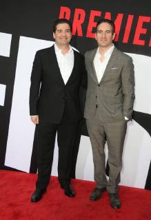 WESTWOOD, CA - APRIL 3: Jon Hurwitz, Hayden Schlossberg, at the Premiere Of Universal Pictures Blockers at the Regency Village Theatre in Westwood, California on April 3, 2018. Copyright: xFayexSadoux