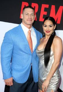 WESTWOOD, CA - APRIL 3: John Cena, Nikki Bella, at the Premiere Of Universal Pictures Blockers at the Regency Village Theatre in Westwood, California on April 3, 2018. Copyright: xFayexSadoux