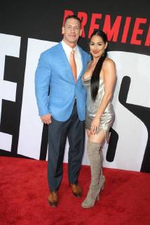 WESTWOOD, CA - APRIL 3: John Cena, Nikki Bella, at the Premiere Of Universal Pictures Blockers at the Regency Village Theatre in Westwood, California on April 3, 2018. Copyright: xFayexSadoux
