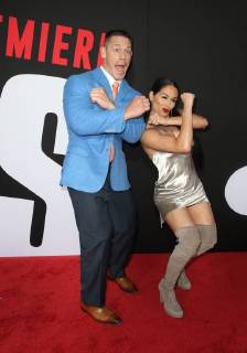 WESTWOOD, CA - APRIL 3: John Cena, Nikki Bella, at the Premiere Of Universal Pictures Blockers at the Regency Village Theatre in Westwood, California on April 3, 2018. Copyright: xFayexSadoux