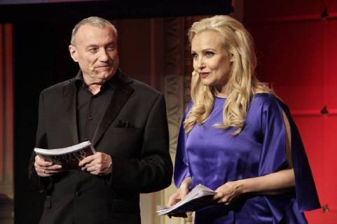 Rudolf John und Verena Scheitz bei der Romy 2018 Akademiepreisverleihung im Grand Hotel. Wien, 05.04.2018
