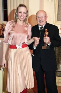 Nina Proll und Volker Schlöndorff bei der Romy 2018 Akademiepreisverleihung im Grand Hotel. Wien, 05.04.2018