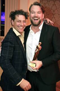 Gregor Bloeb und Lars Montag bei der Romy 2018 Akademiepreisverleihung im Grand Hotel. Wien, 05.04.2018