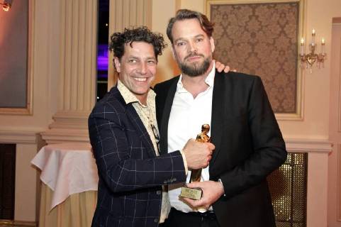 Gregor Bloeb und Lars Montag bei der Romy 2018 Akademiepreisverleihung im Grand Hotel. Wien, 05.04.2018
