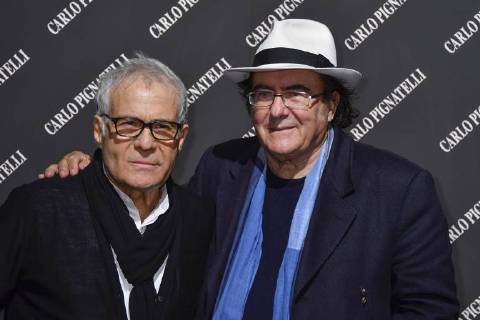 Milan. 50 years Carlo Pignatelli Story of an anniversary dream In the photo: Carlo Pignatelli Al Bano Carrisi  Copyright: xRiccardoxGiordanoxSickix xIPAx xFotosickix