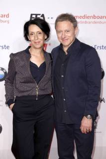Gioia Raspe mit Gatte Axel Pape beim Nominiertenabend zum Deutschen Filmpreis 2018 im BMW Haus am Kurfürstendamm. Berlin, 07.04.2018