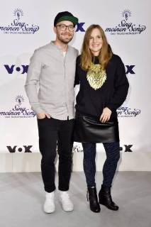 Mark Forster und Judith Holofernes beim Fototermin zur 5. Staffel der TV Show Sing meinen Song 2018 im Soho House. Berlin, 09.04.2018