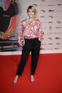 Anna-Maria Zimmermann bei der 13. Verleihung des PRG Live Entertainment Award in der Festhalle Frankfurt. Frankfurt am Main, 09.04.2018