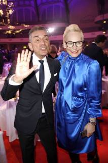 Michel Friedman und Bärbel Schäfer bei der 13. Verleihung des PRG Live Entertainment Award in der Festhalle Frankfurt. Frankfurt am Main, 09.04.2018