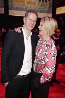 Anna-Maria Zimmermann mit Ehemann Christian Tegeler bei der 13. Verleihung des PRG Live Entertainment Award in der Festhalle Frankfurt. Frankfurt am Main, 09.04.2018