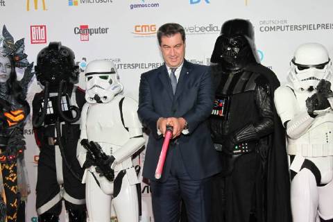Dr.Markus Soeder (Bayerischer Ministerpraesident), Deutschen Computerspielpreis 2018 im Kohlebunker & Kesselhaus in Muenchen am 10.04.2018