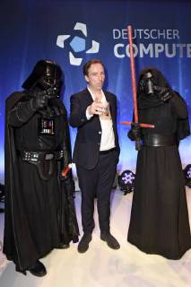 Olli Schulz bei der Verleihung des Deutschen Computerspielpreises 2018 im Kesselhaus. München, 10.04.2018