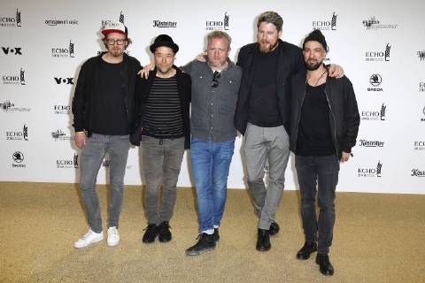 Jan Josef Liefers mit seiner Band Radio Doria bei der Verleihung vom ECHO POP am 12.04.2018 in Berlin ECHO POP Verleihung 2018 in Berlin