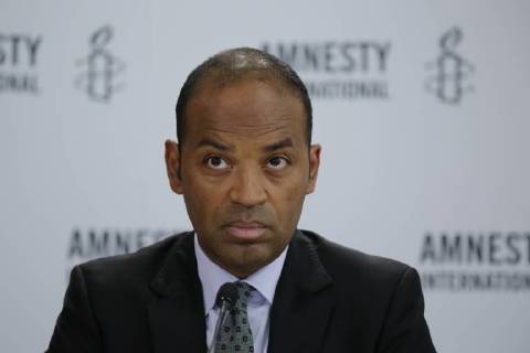 Markus N. Beeko, Generalsekretär von Amnesty International in Deutschland , Deutschland, Berlin, Pressegespräch: Amnesty International Menschenrechtssituation in Ägypten