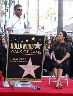 April 16, 2018 - Hollywood, CA, U.S. - 16 April 2018 - Hollywood, California - Ricky Martin, Eva Longoria. Eva Longoria Honored With Star on The Hollywood Walk Of Fame. Photo Credit: AdMedia Hollywood U.S. - ZUMAa123 20180416_zaa_a123_440 Copyright: xF.xSadoux