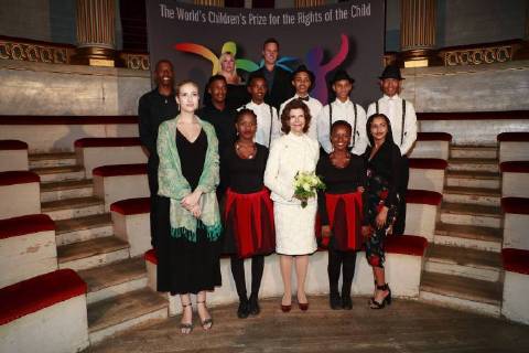 Queen Silvia attendance at the presentation of the World s Children s Prize for the Rights of the Child, Gripsholm Castle, 2018-04-19 Silvia de Suede Stockholm Sweden  581070