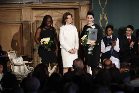 Queen Silvia attendance at the presentation of the World s Children s Prize for the Rights of the Child, Gripsholm Castle, 2018-04-19 Silvia de Suede Stockholm Sweden  581070