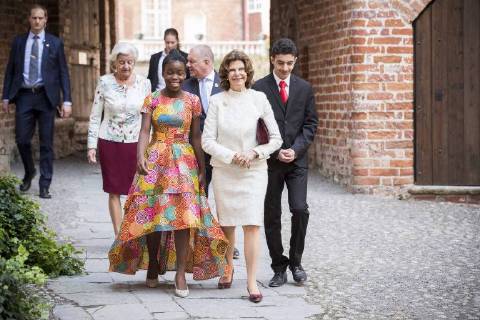 Queen Silvia Attendance at the presentation of the World s Children s Prize for the Rights of the Child, Gripsholm Castle, 2018-04-19 Silvia de Suede Mariefred Sweden  581115