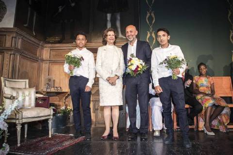 Queen Silvia Attendance at the presentation of the World s Children s Prize for the Rights of the Child, Gripsholm Castle, 2018-04-19 Silvia de Suede Mariefred Sweden  581115