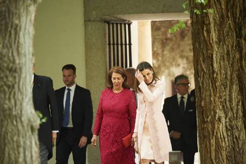 April 23, 2018 - Alcala De Henares, Madrid, Spain - Queen Letizia of Spain attended Cervantes Award to Sergio Ramirez at the Alcala de Henares University on April 23, 2018 in Alcala de Henares, Spain Alcala De Henares Spain  - ZUMAg15_ 20180423_zaf_g15_521 Copyright: xJackxAbuinx