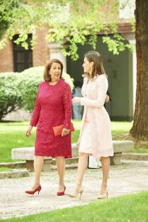 April 23, 2018 - Alcala De Henares, Madrid, Spain - Queen Letizia of Spain attended Cervantes Award to Sergio Ramirez at the Alcala de Henares University on April 23, 2018 in Alcala de Henares, Spain Alcala De Henares Spain  - ZUMAg15_ 20180423_zaf_g15_524 Copyright: xJackxAbuinx