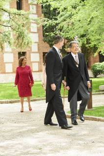 April 23, 2018 - Alcala De Henares, Madrid, Spain - King Felipe VI of Spain, Queen Letizia of Spain attended Cervantes Award to Sergio Ramirez at the Alcala de Henares University on April 23, 2018 in Alcala de Henares, Spain Alcala De Henares Spain  - ZUMAg15_ 20180423_zaf_g15_526 Copyright: xJackxAbuinx