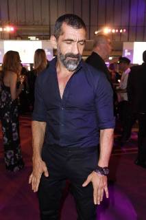 Erdal Yildiz auf der Aftershow Party nach der 26. Verleihung des Deutschen Parfumpreises Duftstars 2018 im Flughafen Tempelhof. Berlin, 25.04.2018