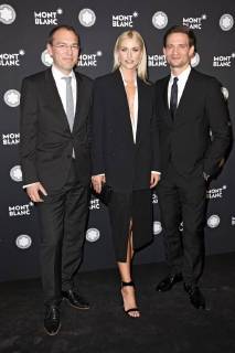 Oliver Gößler, Lena Gercke und August Wittgenstein bei der Verleihung des 27. Montblanc de la Culture Arts Patronage Award 2018 im Comitehof in der Residenz München. München, 26.04.2018