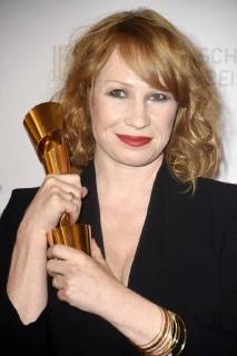 Birgit Minichmayr, Lola Preisträgerin für die beste weibliche Nebenrolle für den Film 3 Tage in Quiberon , bei der Verleihung des Deutschen Filmpreises 2018 in der Messe Berlin. Berlin, 27.04.2018