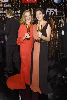 Marie Bäumer und Emily Atef bei der Verleihung des Deutschen Filmpreises 2018 in der Messe Berlin. Berlin, 27.04.2018