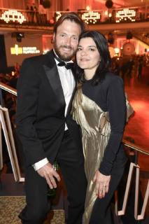 Andreas Pietschmann und Jasmin Tabatabai bei der Aftershow Party des Deutschen Filmpreises 2018 im Palais am Funkturm. Berlin, 27.04.2018