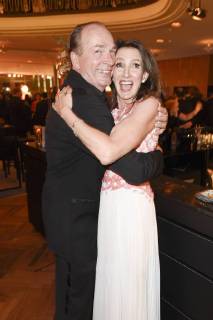 Herbert Knaup mit Ehefrau Christiane bei der Aftershow Party des Deutschen Filmpreises 2018 im Palais am Funkturm. Berlin, 27.04.2018