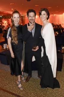 Pheline Roggan, Fahri Yardim und Christina Hecke bei der Aftershow Party des Deutschen Filmpreises 2018 im Palais am Funkturm. Berlin, 27.04.2018