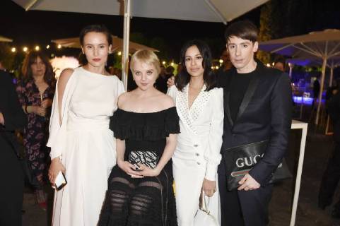 Peri Baumeister, Jella Haase, Gizem Emre und Kilian Kerner bei der Aftershow Party des Deutschen Filmpreises 2018 im Palais am Funkturm. Berlin, 27.04.2018