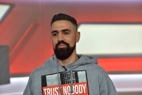 Der Rapper Bushido (bürgerlich Anis Mohamed Youssef Ferchichi) gilt als einer der Urväter des Gangsta-Rap in Deutschland zu Gast in der ARD Talkshow Maischberger am 02.05.2018 in Köln.