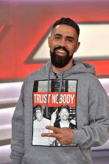 Der Rapper Bushido (bürgerlich Anis Mohamed Youssef Ferchichi) gilt als einer der Urväter des Gangsta-Rap in Deutschland zu Gast in der ARD Talkshow Maischberger am 02.05.2018 in Köln.