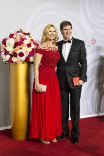 Veronica Ferres mit Ehemann Carsten Maschmeyer nehmen teil an der Rosenball Charity-Veranstaltung im Hotel Intercontinetal am 05.05.2018 in Berlin